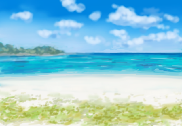 南の島のビーチ