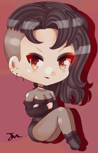 Martha with a new hairstyle🖤