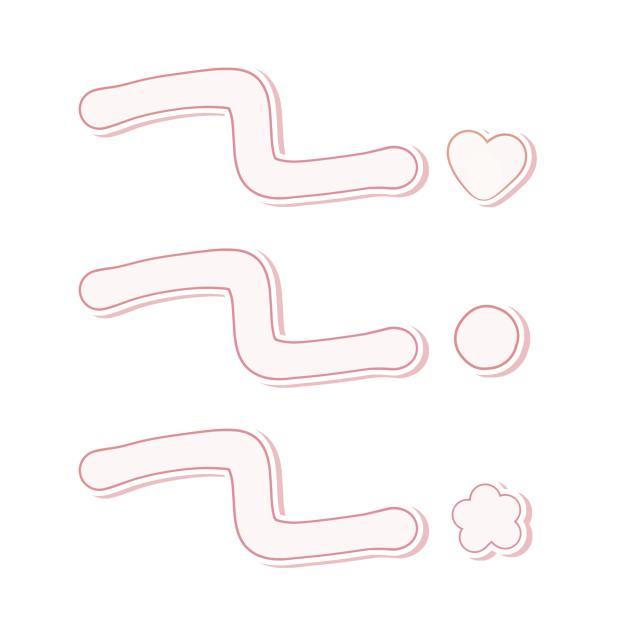 髪のハイライト素材