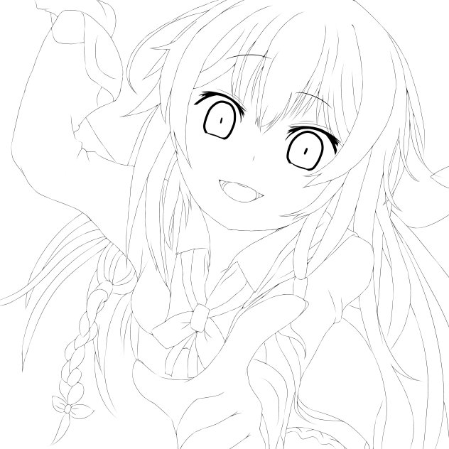 線画(イレイナ)