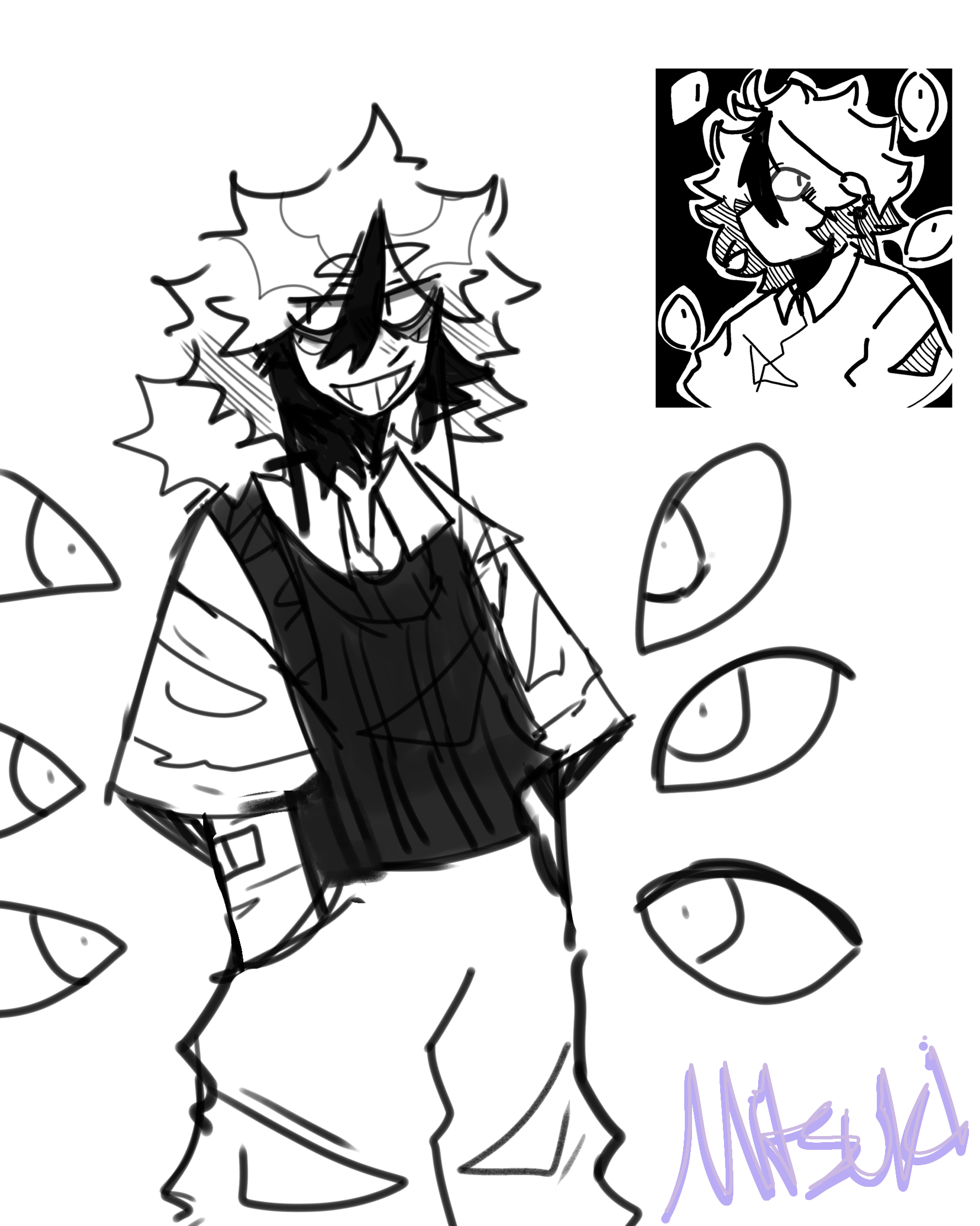 quick lil persona redesign - ibisPaint