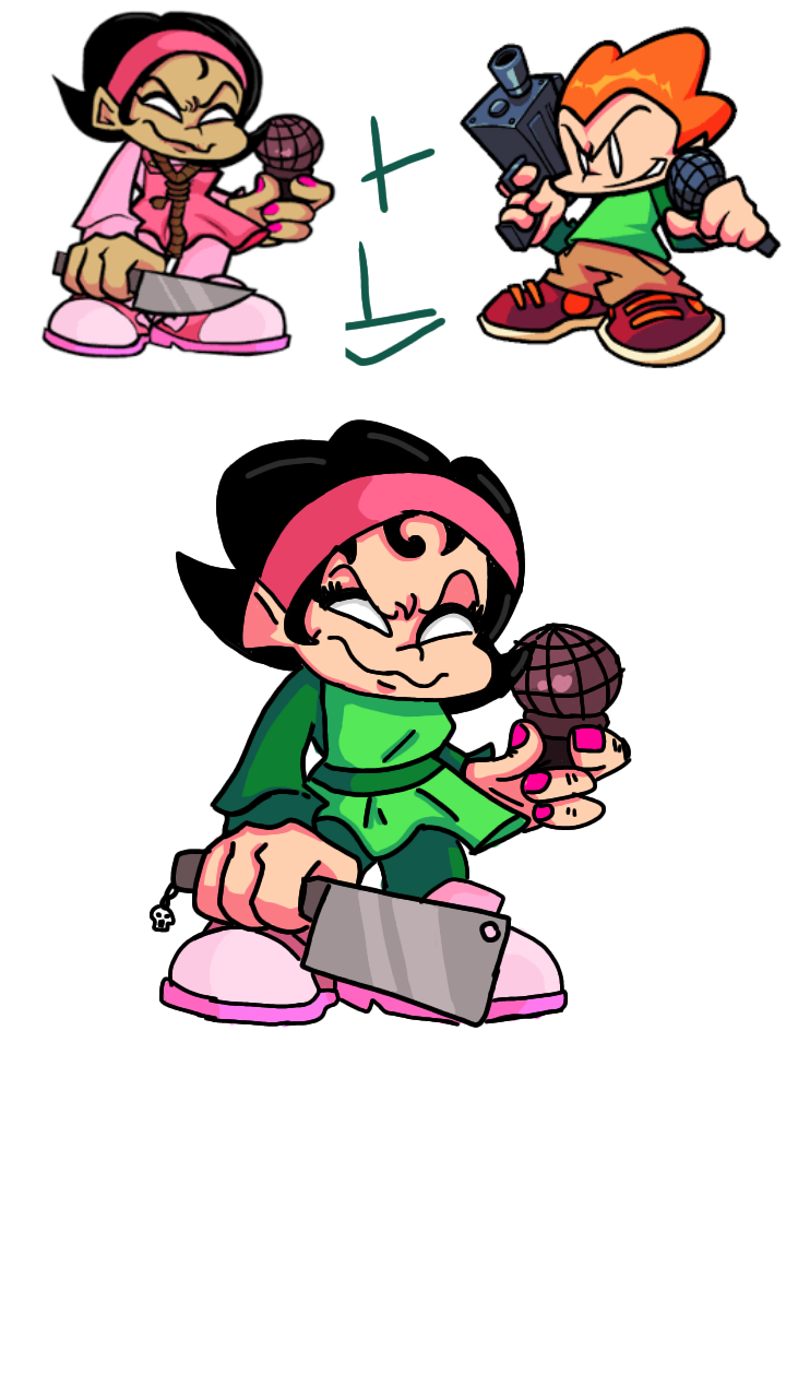 hijo de nene y pico fnf - ibisPaint