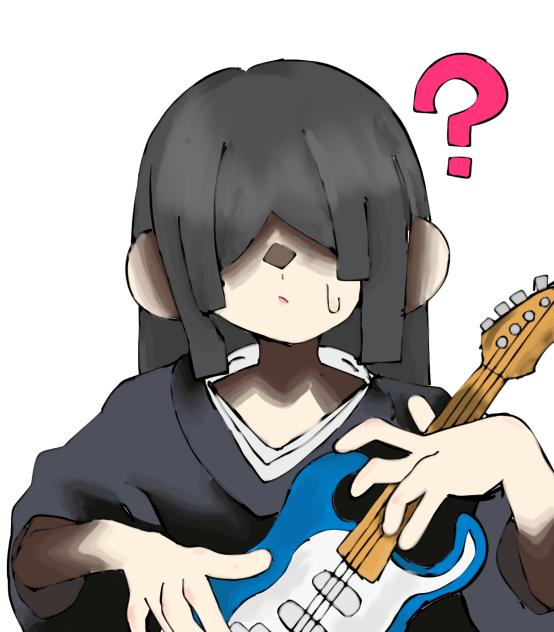ギターを持たされた鳴女ちゃん