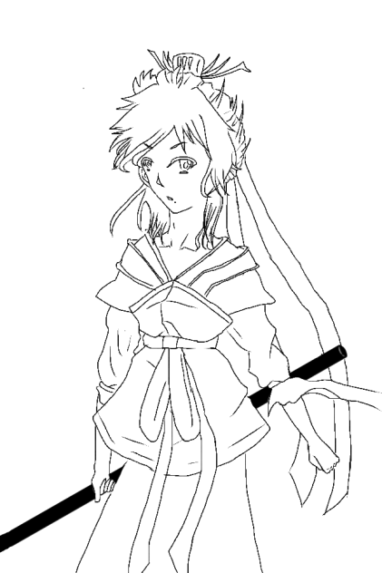 色塗り白龍 Ibispaint