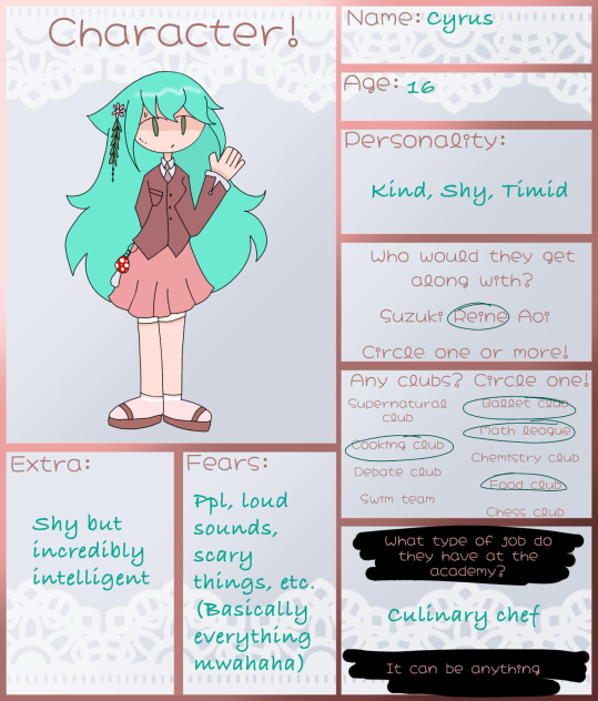 Cyrus ref sheet for Requiem!