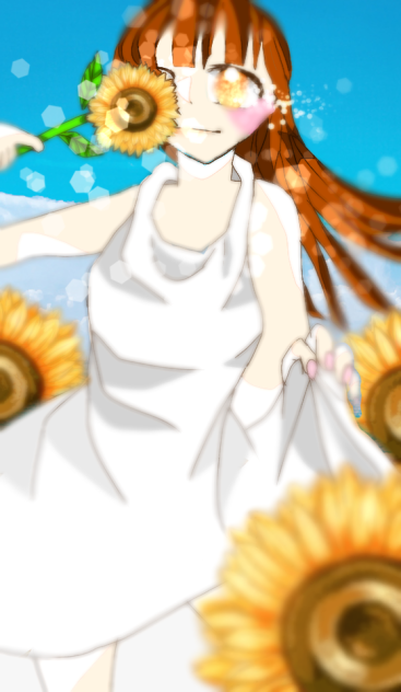 ひまわりと夏