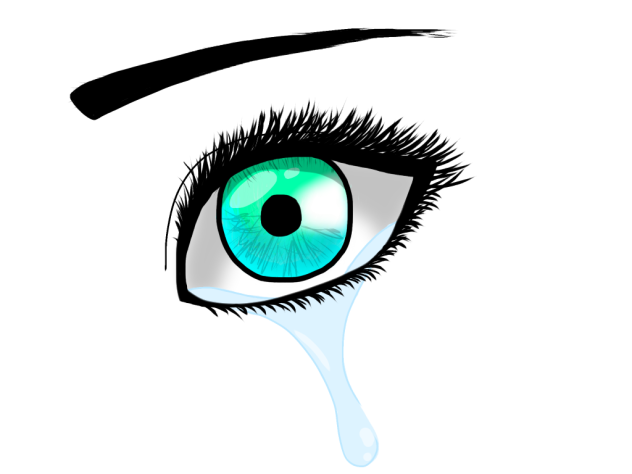 Realistic crying eye - ibisPaint