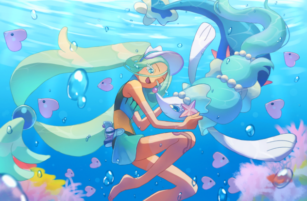 みずミク&アシレーヌ