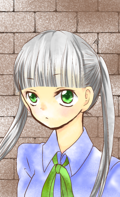 銀髪少女