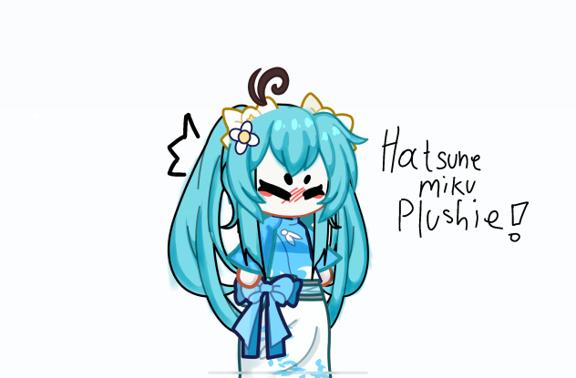 Hatsune Miku plushie