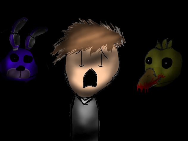 SpeedPaint- fnaf trapped!