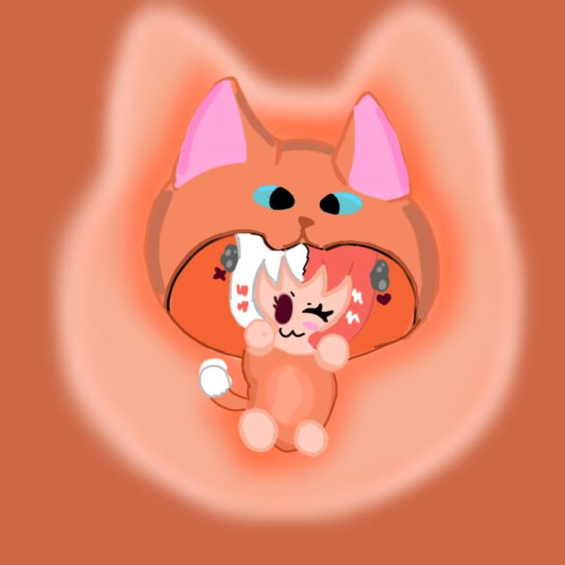 Marry in a cat costume