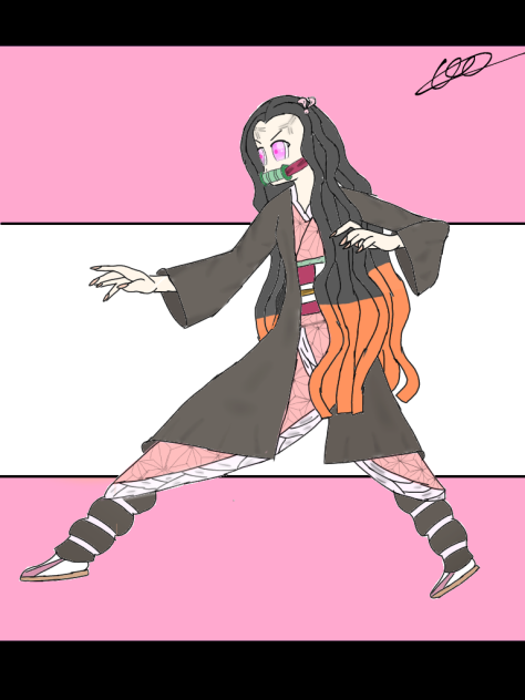 Nezuko[KNY] in ibisPaint