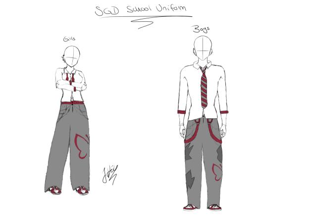 school uniform - ibisPaint