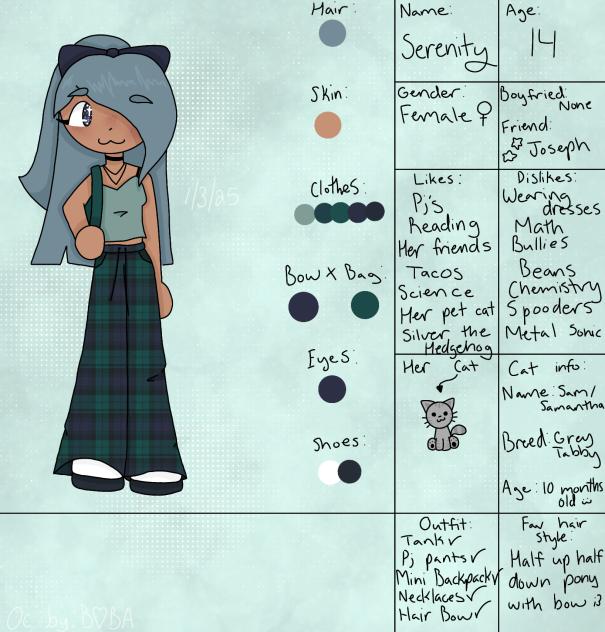 New oc Serenity!!