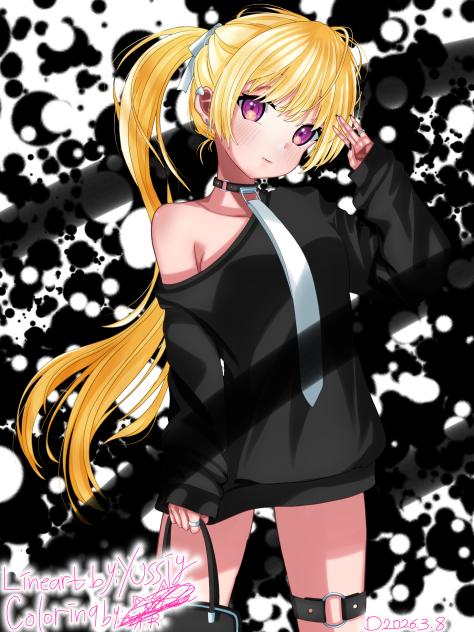 塩浜優さんの線画ありがとございました！