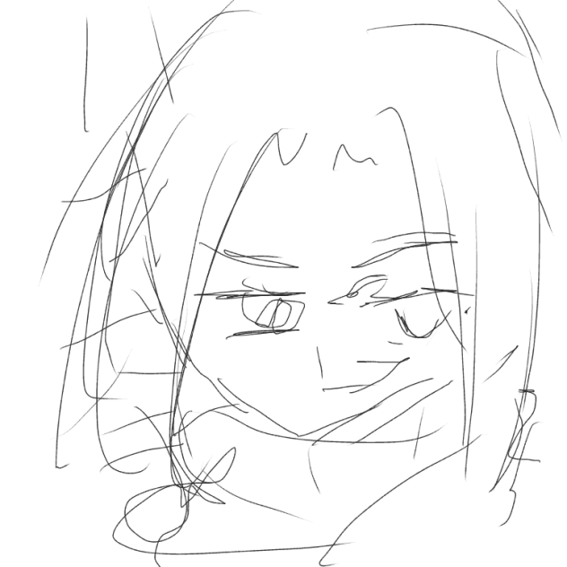 フォークで描いたハオ様