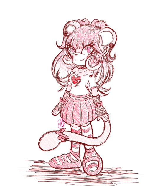 Pink Sonic OC