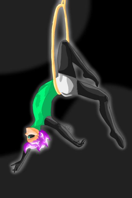 Dangling there