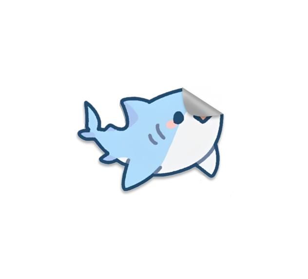sharky sticker