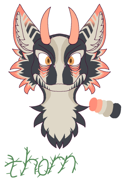 Thorn the raptor and dragon hybrid