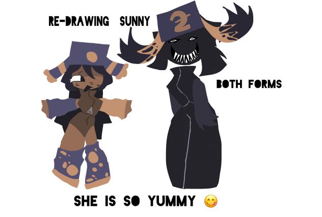 Re-drawing Sunny!