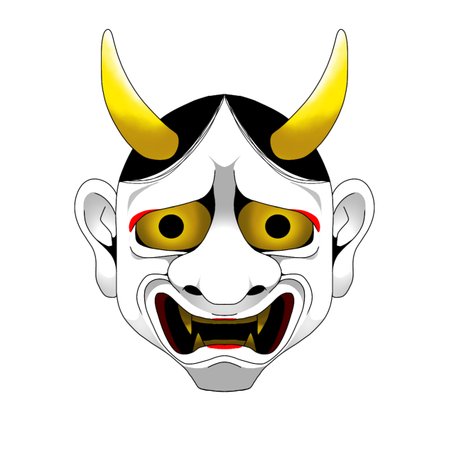 般若面（白）
