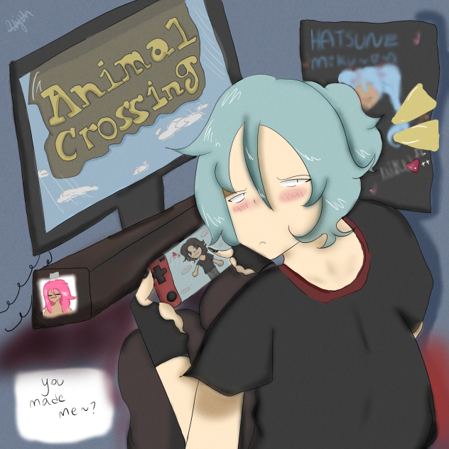 POV he made me in animal crossing 🌸