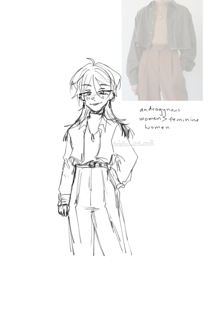 DAMN androgynous women