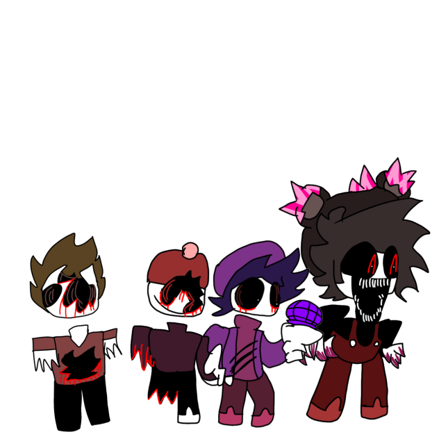 triple retro friends