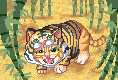 【ドット絵】虎の威を借るトラネコ