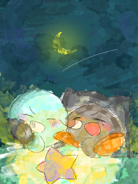 この夜空がずっと続けば ibisPaint