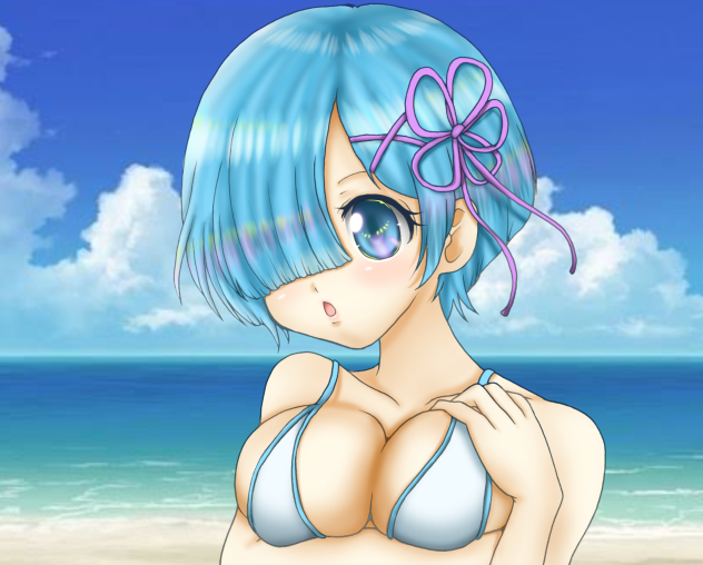 リゼロ・レム描いてみた(っ ॑꒳ ॑c)