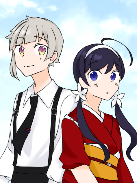 鏡花ちゃんと敦くん