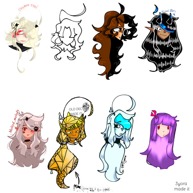 Hair style collab by Syora feat ODO