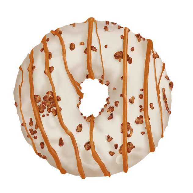 Donut caramel