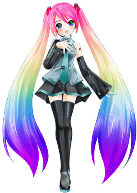 rainbow miku