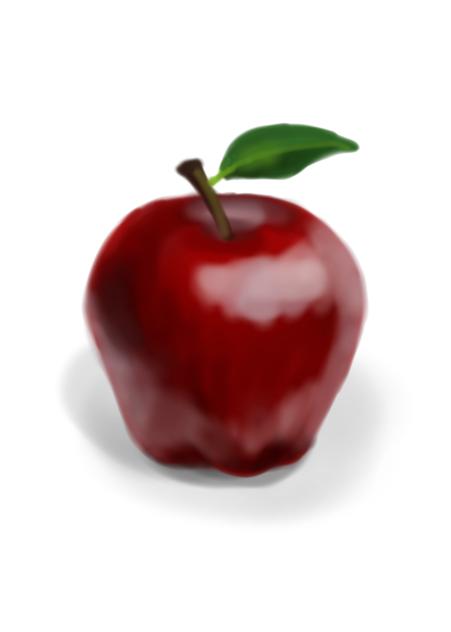 An apple