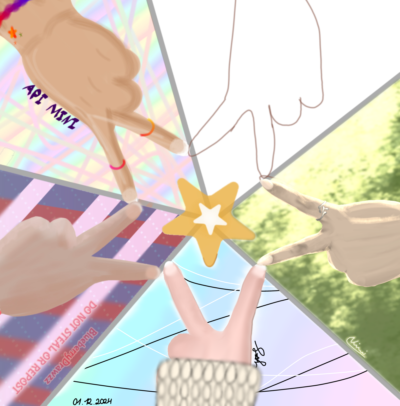 a teeny tiny collab 🌿 - ibisPaint