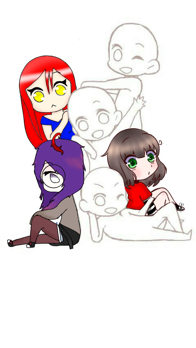 Doing collaboration - ibisPaint