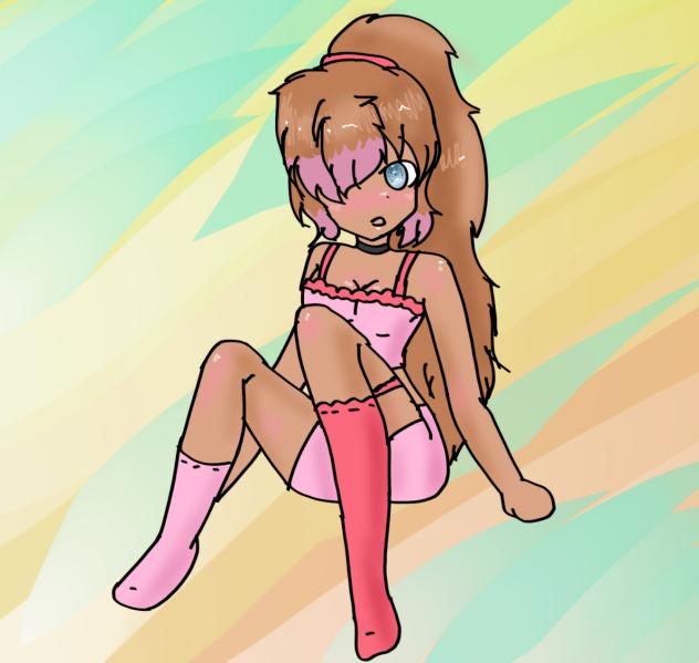 Hannah. Art trade with ash the kittyfox