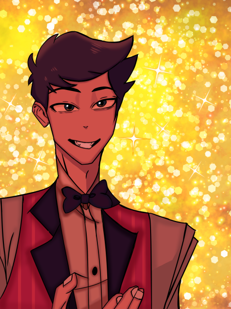Drawing alastor form hazvin hotel (2)
