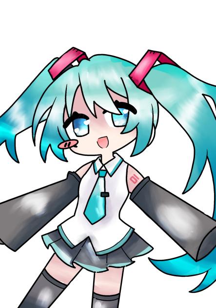 Miku Coloring Page Challenge