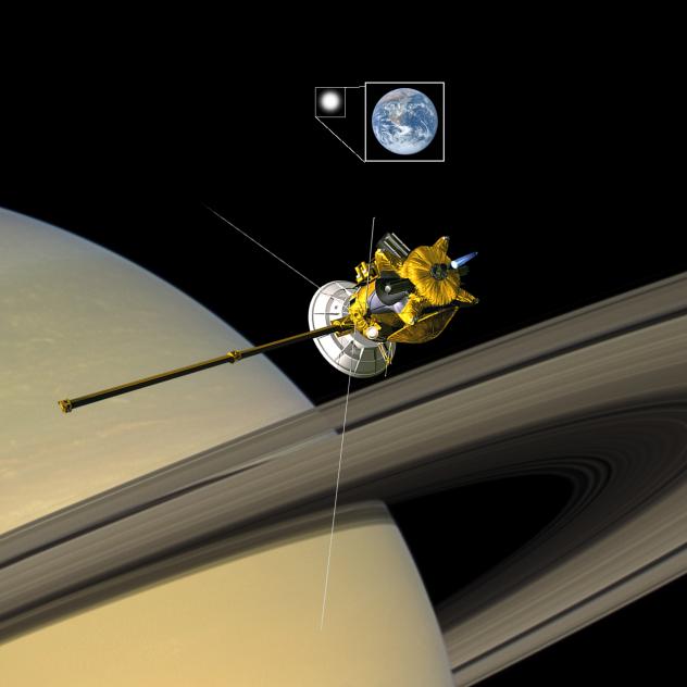 Cassini Re-Entry (New Version)