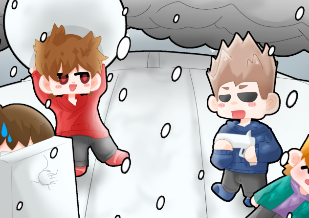 雪合戦！