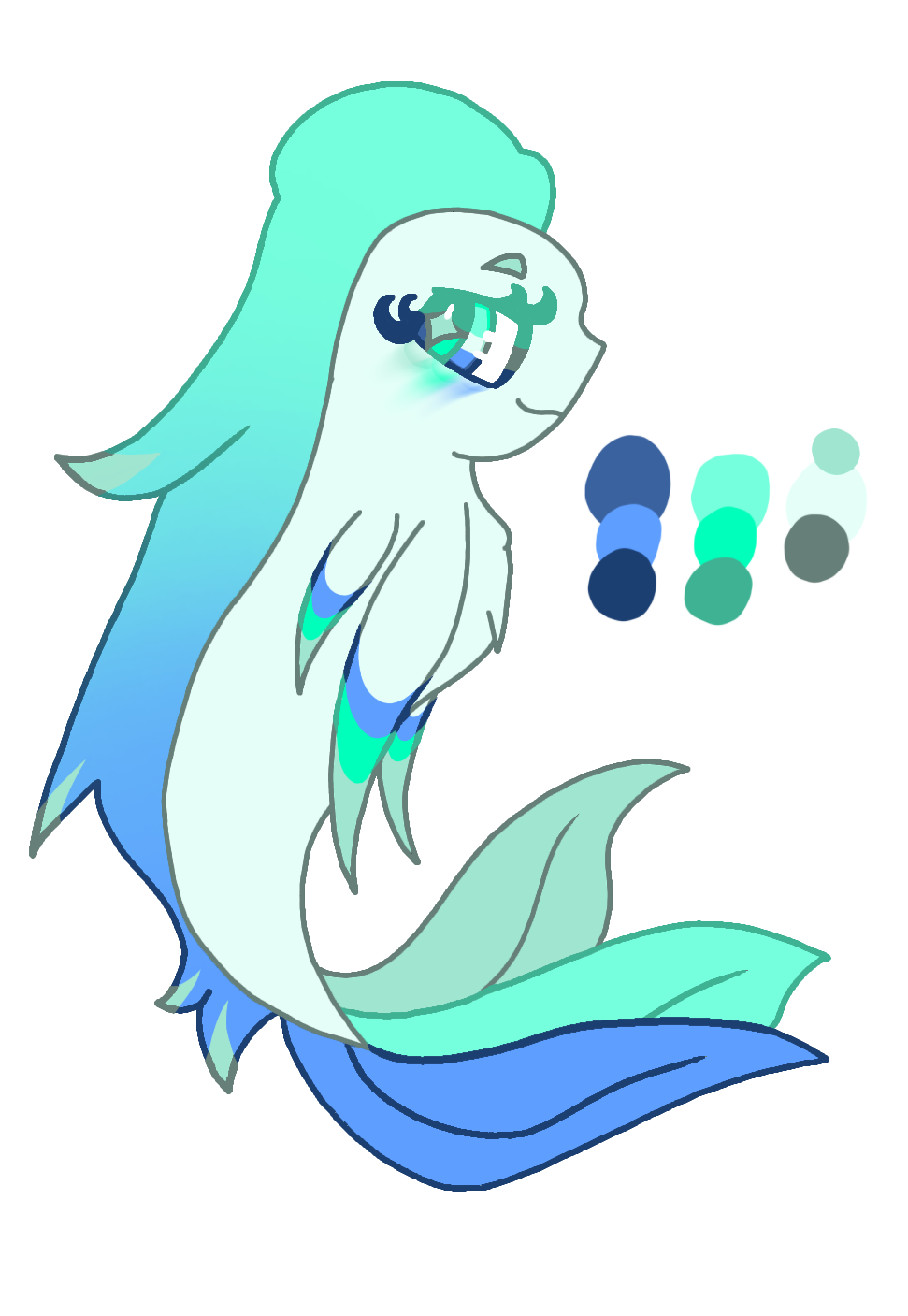 Fluffy fish 2 - ibisPaint