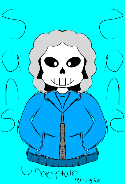 Sans; Undertale by toby fox