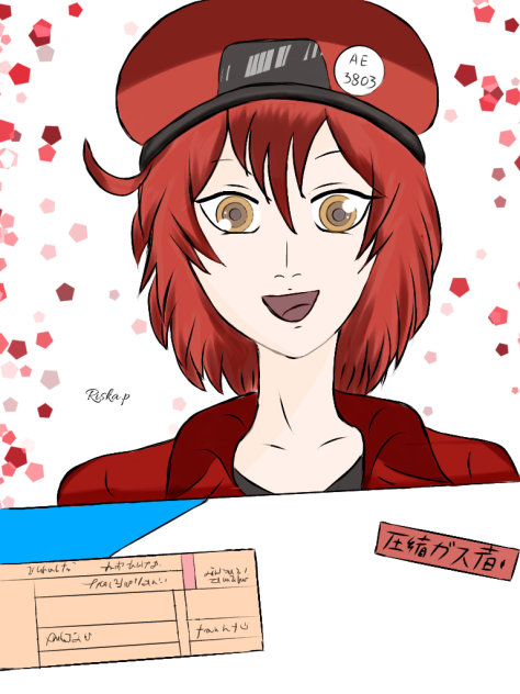 Red blood cell (Anime Cells at Work) - ibisPaint
