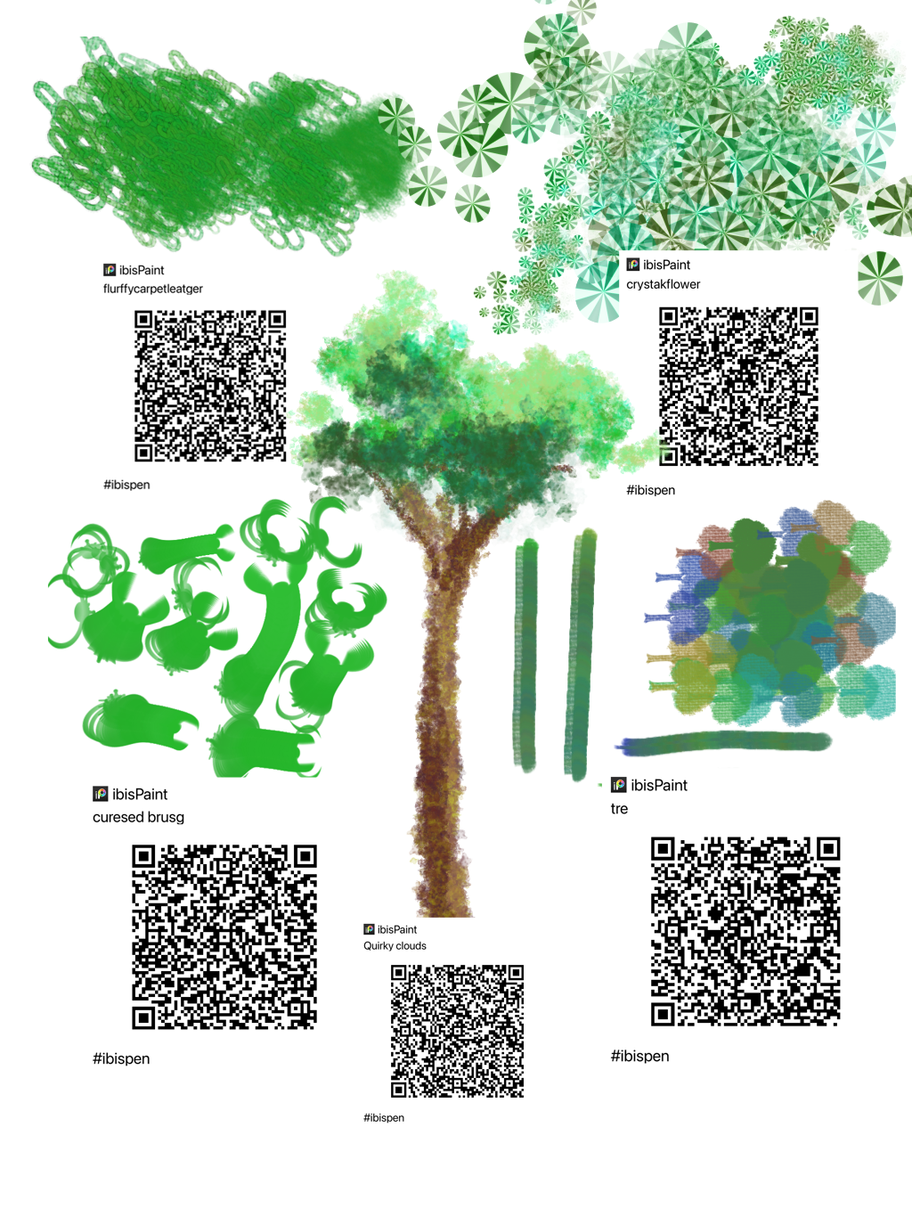 1482 Random brushes I made again - ibisPaint