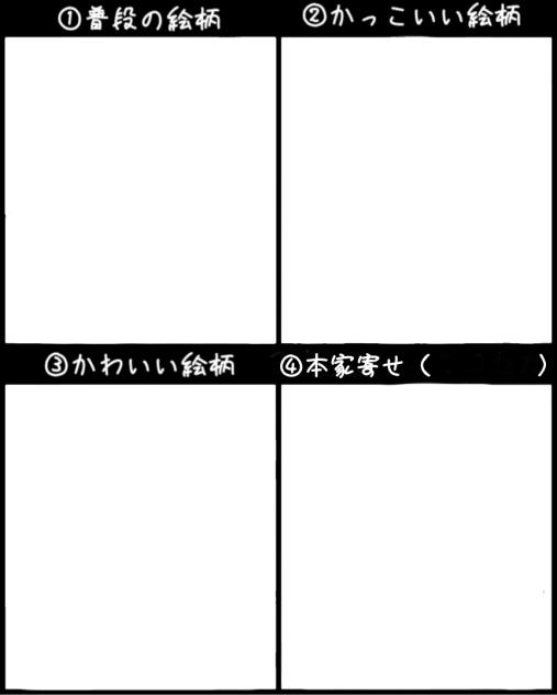 絵柄変えてみたテンプレ